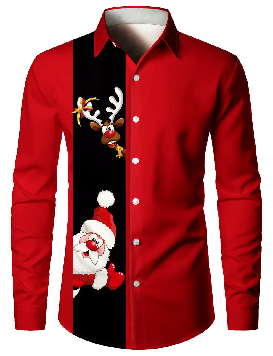 Tonga Christmas Long Sleeve Shirt Cool Santa Claus LT6 main image 1
