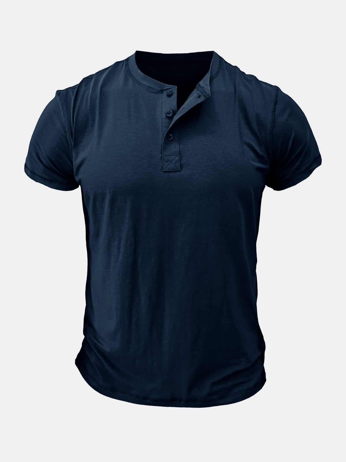 Men's Casual Breathable Cotton Summer Short Sleeve T-Shirt