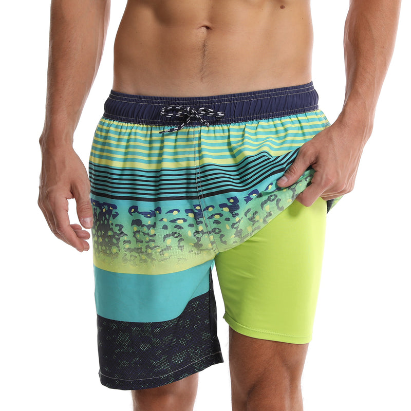 Men's Casual Holiday Quick Dry Beach Shorts Swimming Trunks