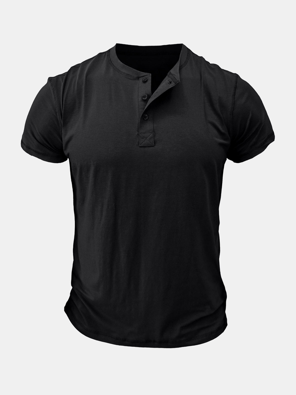 Men's Casual Breathable Cotton Summer Short Sleeve T-Shirt