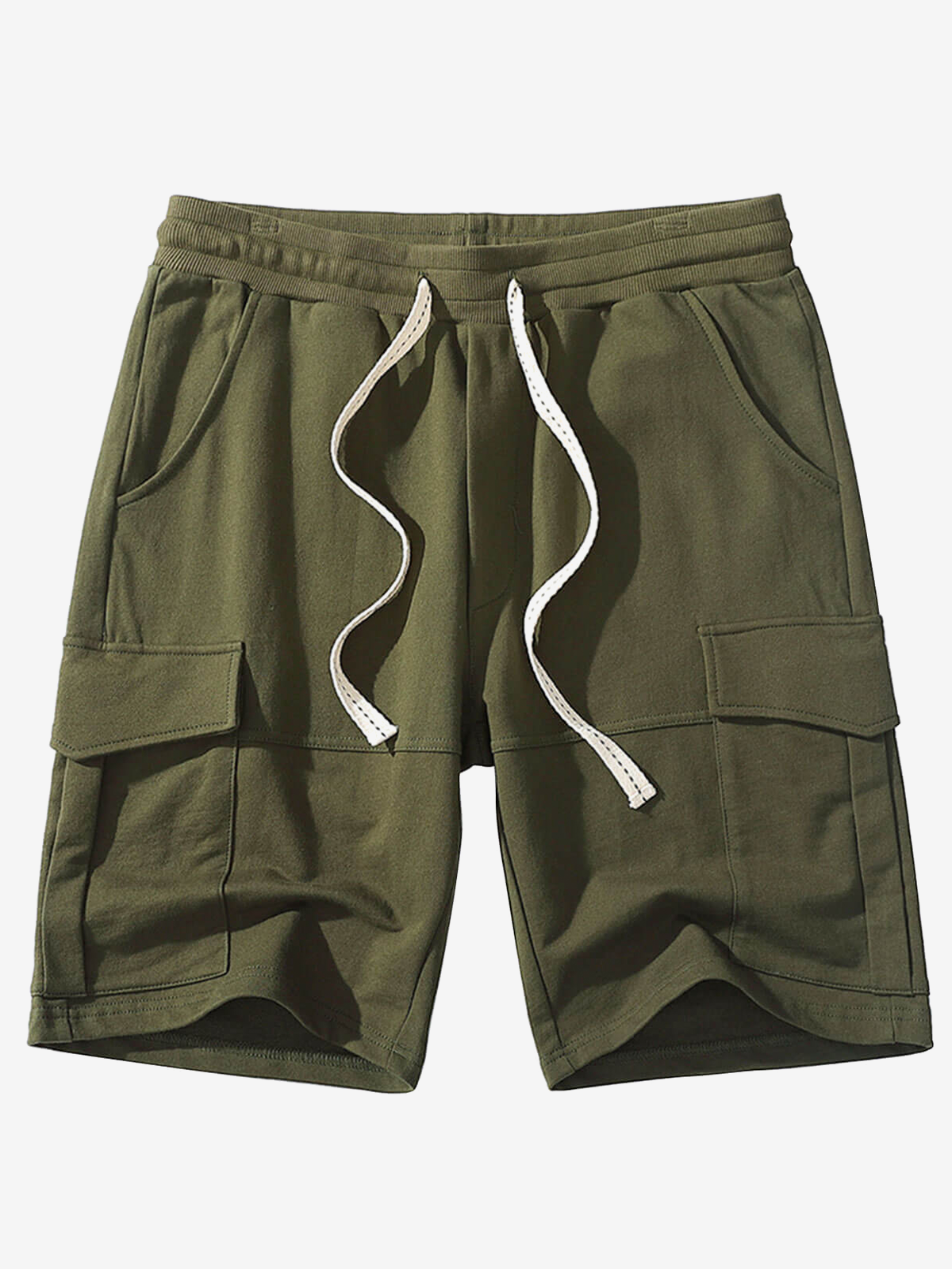 Men's Cotton Pocket Leisure Beach Cargo Sweatpant Sports Shorts