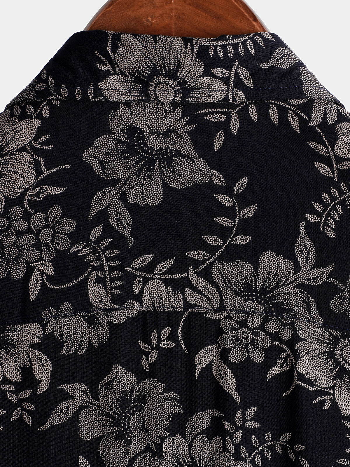 Men's See-Through Flower Shirt – Breathable Mesh Short Sleeve Button-Down For Summer - View #8