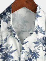 Men's Beach Summer Hawaiian Holiday Tropical Button Up Short Sleeve Shirt
