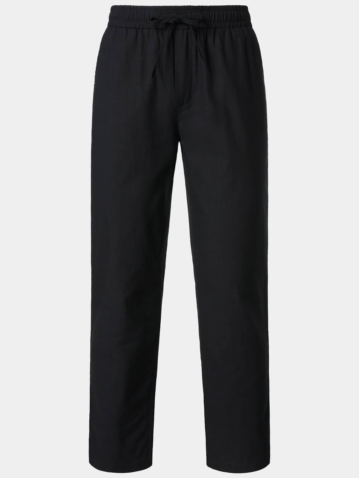 Men's Solid Color Breathable Linen & Cotton Casual Pants