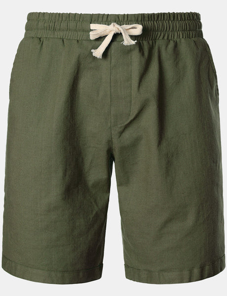 Men's Breathable Linen Cotton Casual Shorts