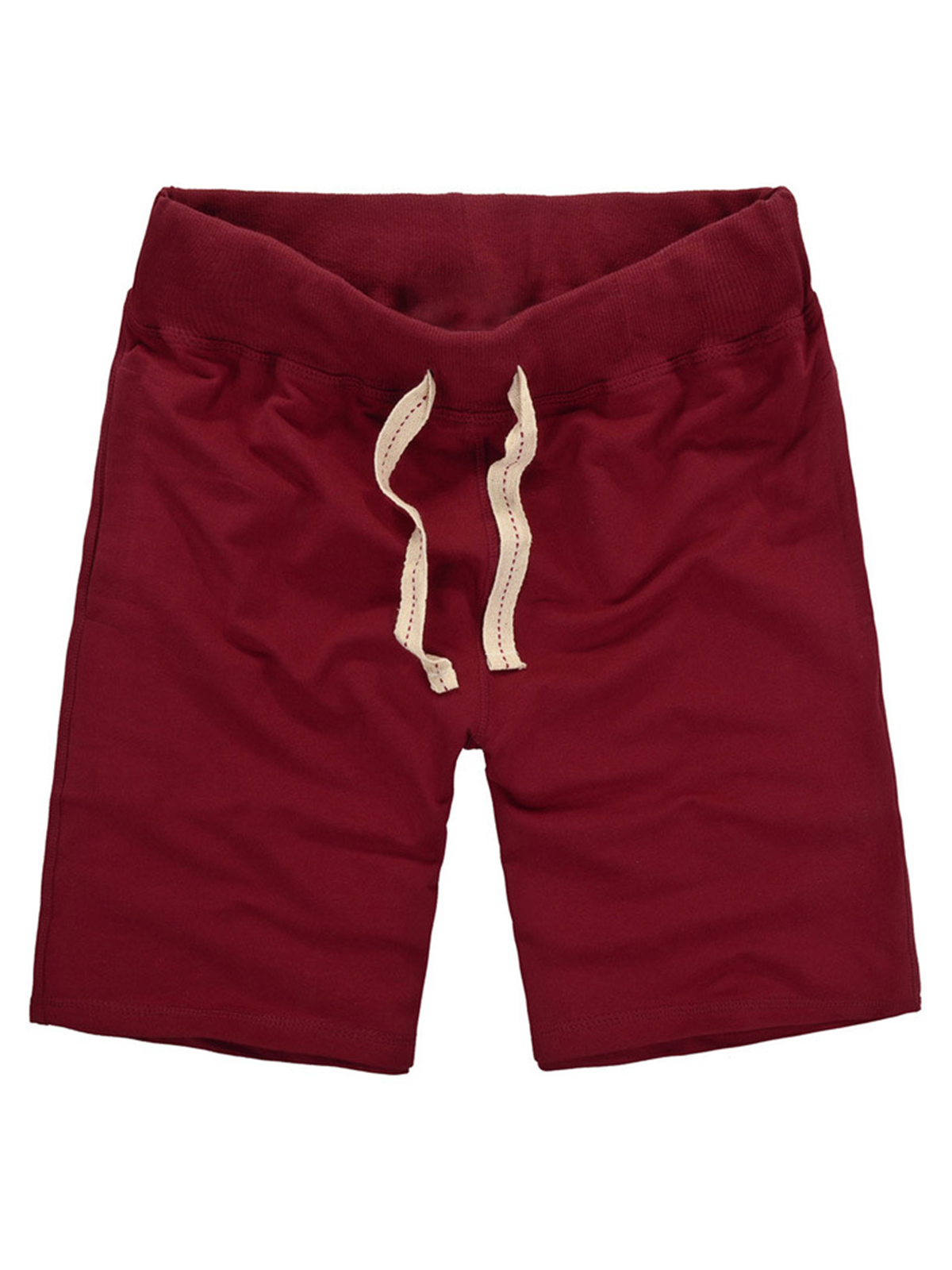 Men's Beach Casual Cotton Solid Color Summer Sweatpant Jogger Short