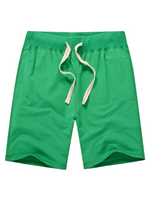 Men's Beach Solid Color Cotton Summer Casual Sweatpant Jogger Short