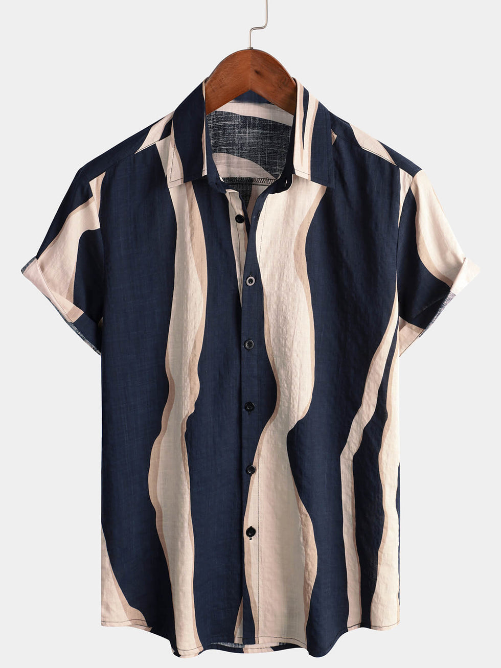 Men's printed Short- Navy main image 1