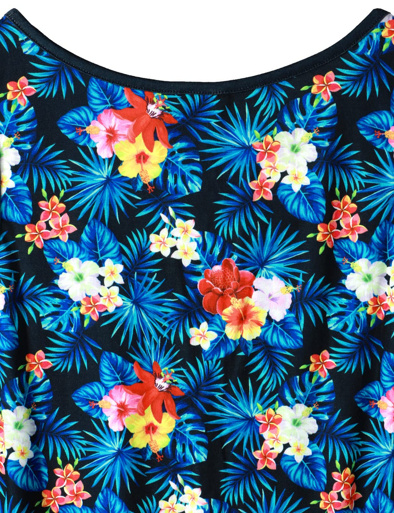 Men's Floral Sleeveless Hawaiian Shirt Novelty Summer Beach Tank Tops