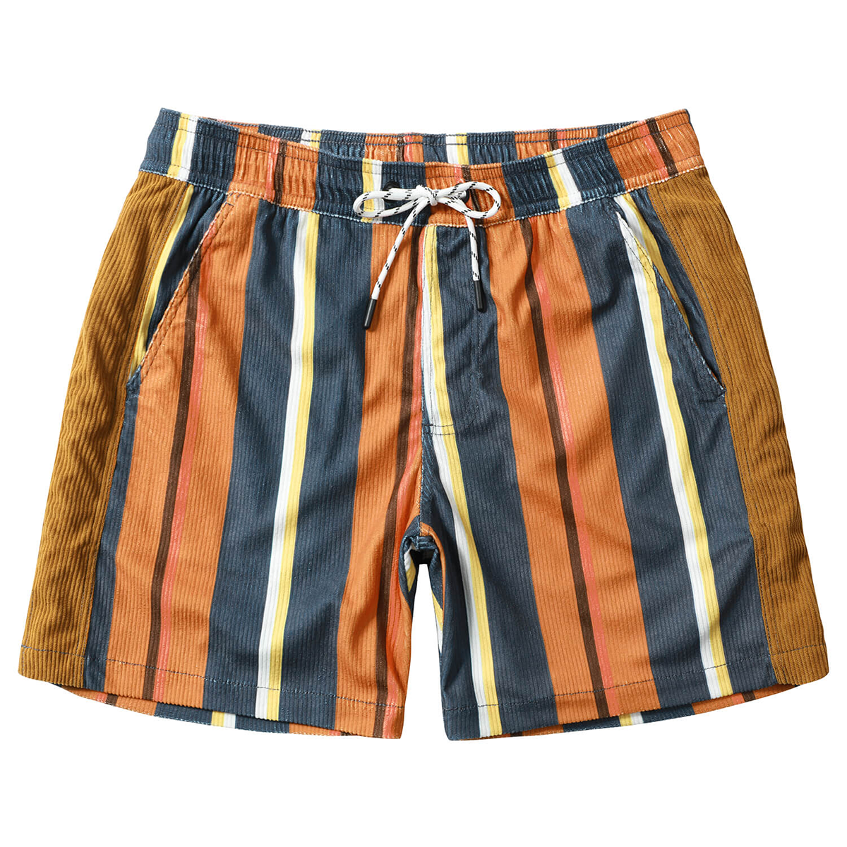 Men's Casual Retro Striped Beach Shorts