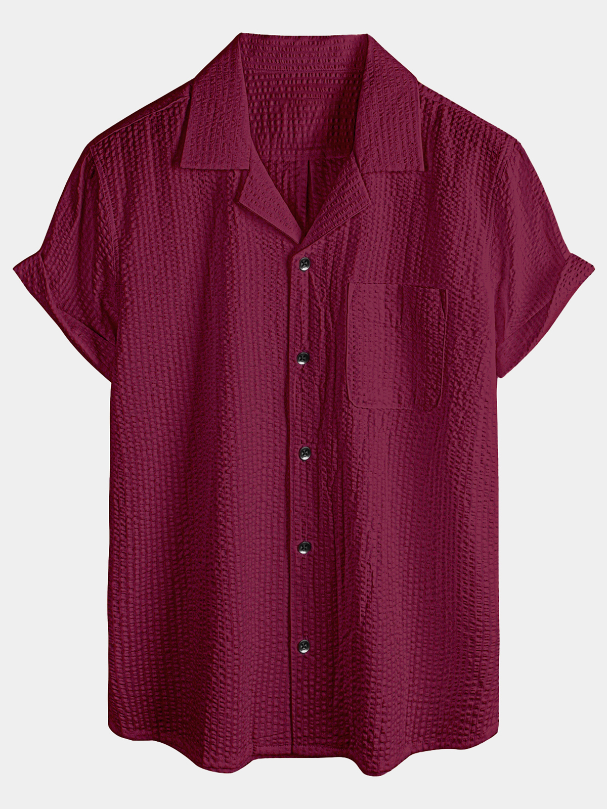 Men's Summer Casual Button Up 100% Cotton Short Sleeve Beach Hawaiian Shirt