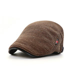 Men's Retro Casual Solid Color Knitted Cap