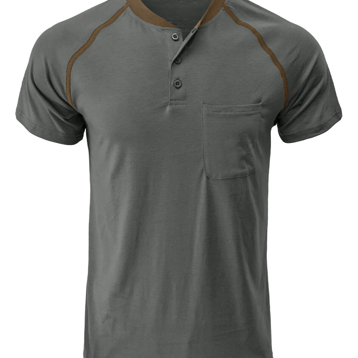 Men's Regular Fit Summer Casual Pocket Short Sleeve T-Shirt