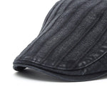 Men's Cotton Outdoor Casual Striped Cap