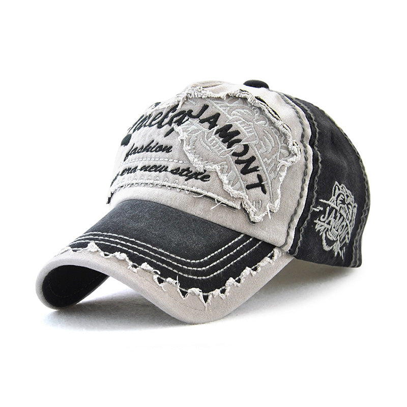 Men's Fashion Tiger Head Embroidery Baseball Cap