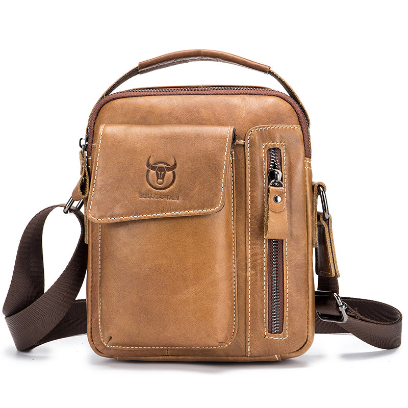 Men's Shoulder Bag Business Casual Genuine Leather Crossbody Bag