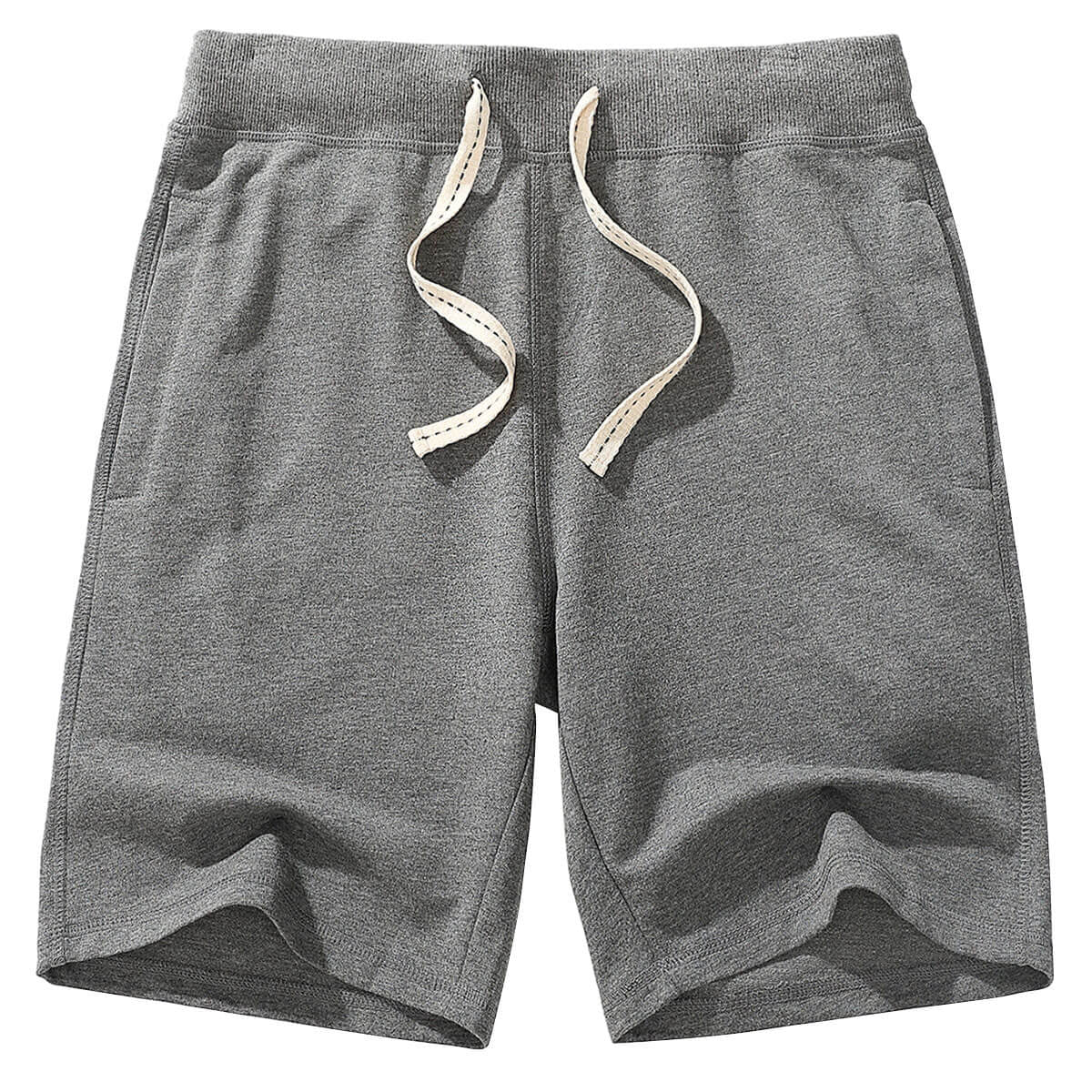 Men's Beach Casual Cotton Solid Color Summer Sweatpant Jogger Short
