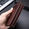 Men's Anti Theft Genuine Leather Purse Short Multi-card Slots Wallet