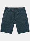 Men's Summer Casual Dark Blue Holiday Breathable Cotton Shorts