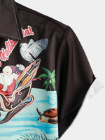 Men's Ugly Christmas Print Hawaiian Shirt
