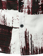 Men's Casual Print Button Long Sleeve Shirt
