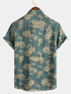 Bundle Of 4 | Men's Breathable Cotton Retro Short Sleeve Summer Shirts
