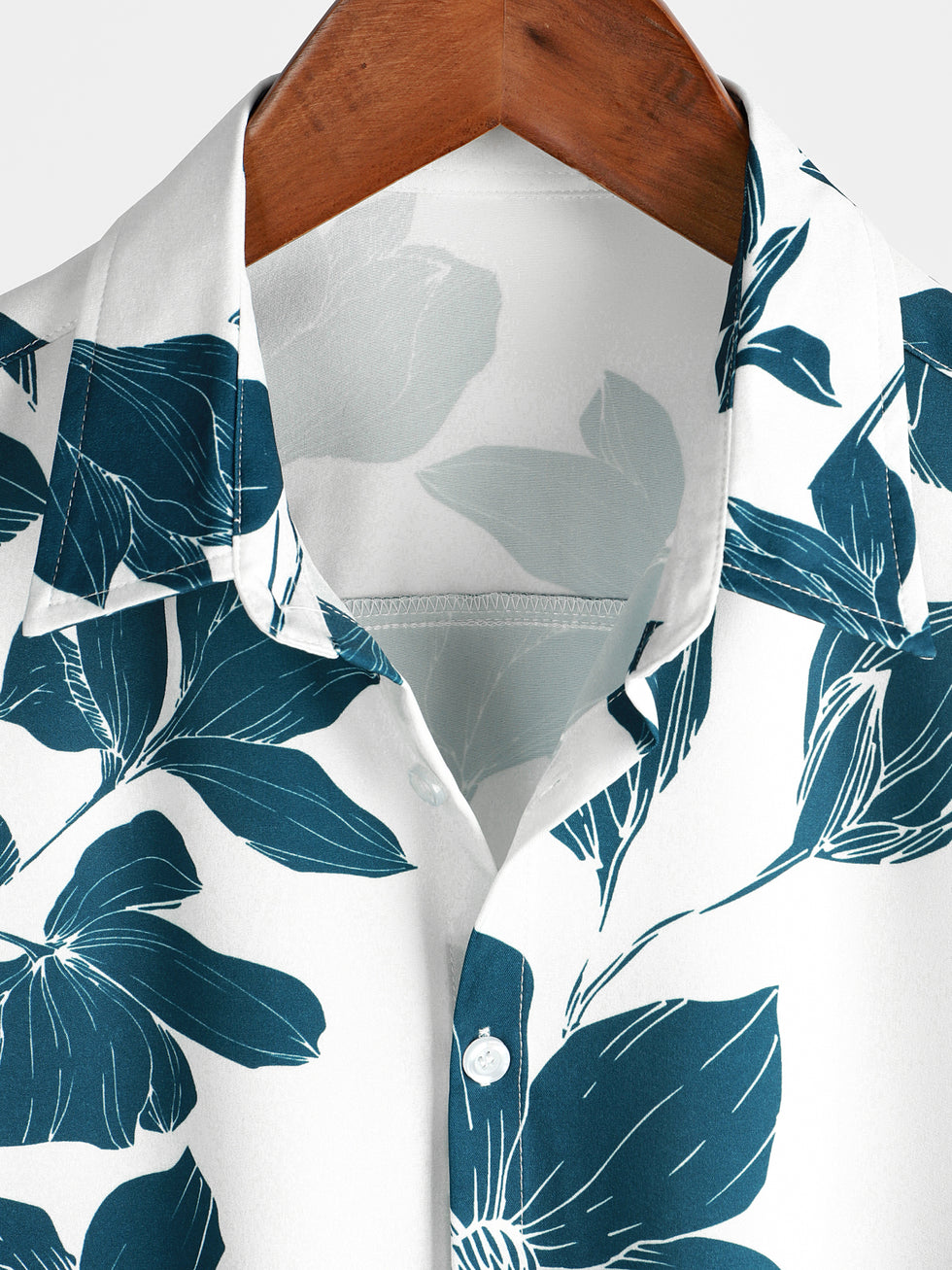 Buttons Summer Short Sleeves Casual Men's T-shirt