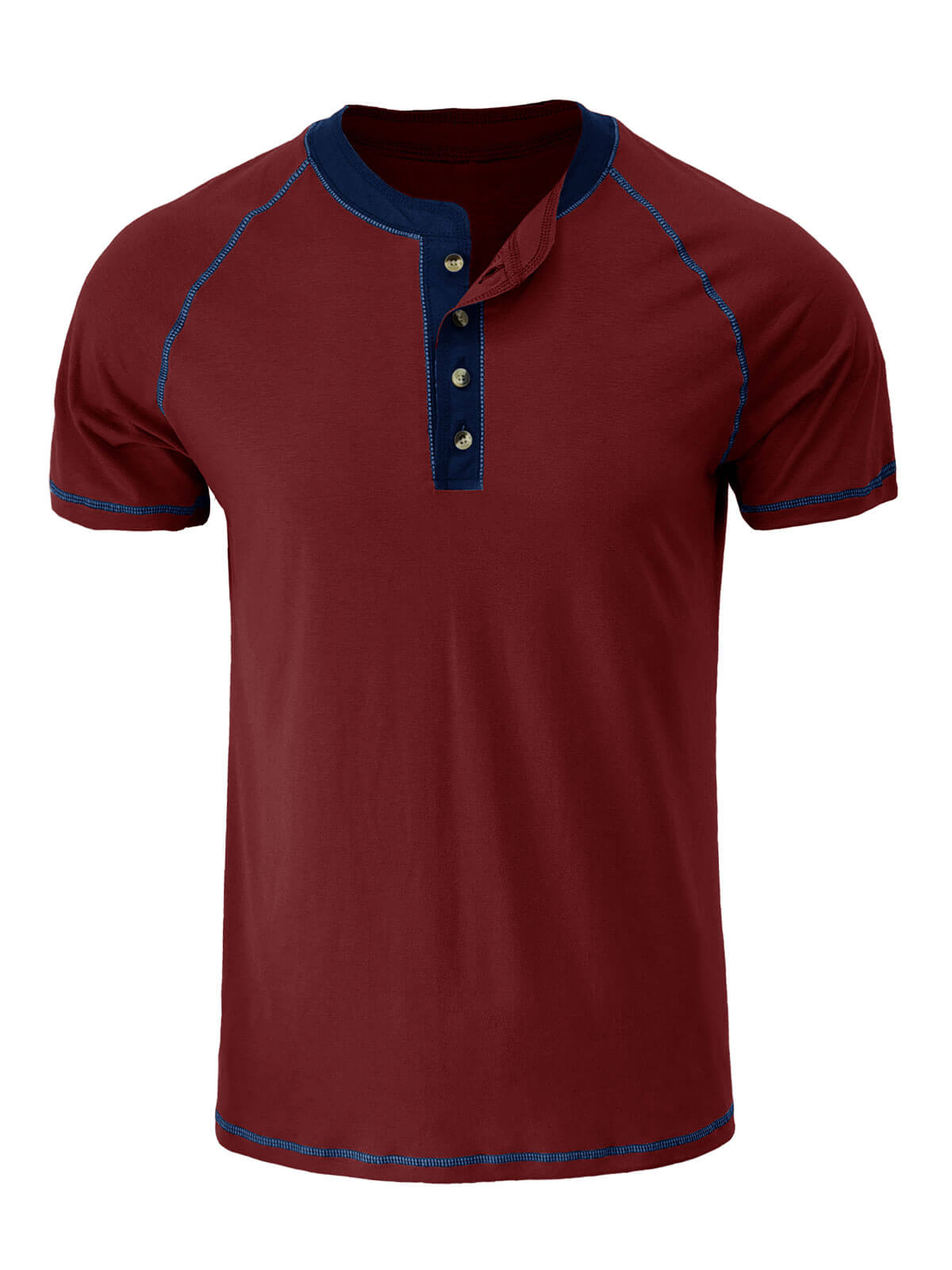 Men's Solid Color Summer Casual Short Sleeve T-Shirt