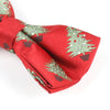 Men's Christmas Tree Holiday Red Festival Bow Tie