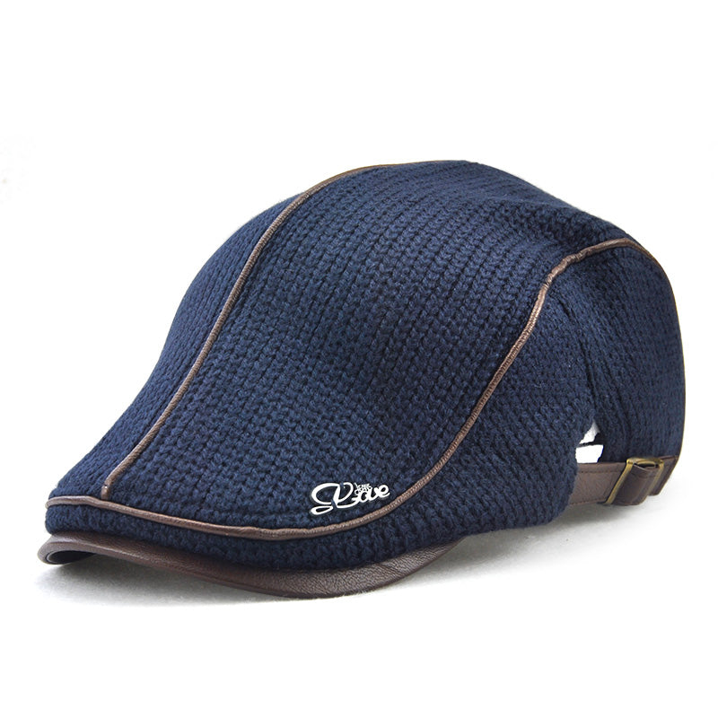 Men's Casual Knitted Warm Adjustable Cap
