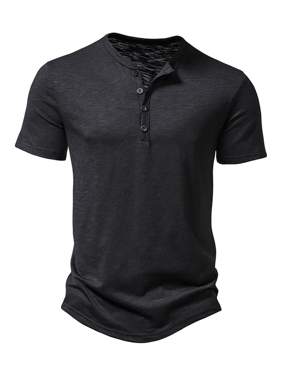 Men's Solid Color Casual Short Sleeve T-Shirt