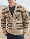 Men's Vintage Zip Casual Soft Long Sleeve Cardigan Sweater