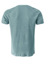 Men's Regular Fit Solid Color Casual Short Sleeve Shirt
