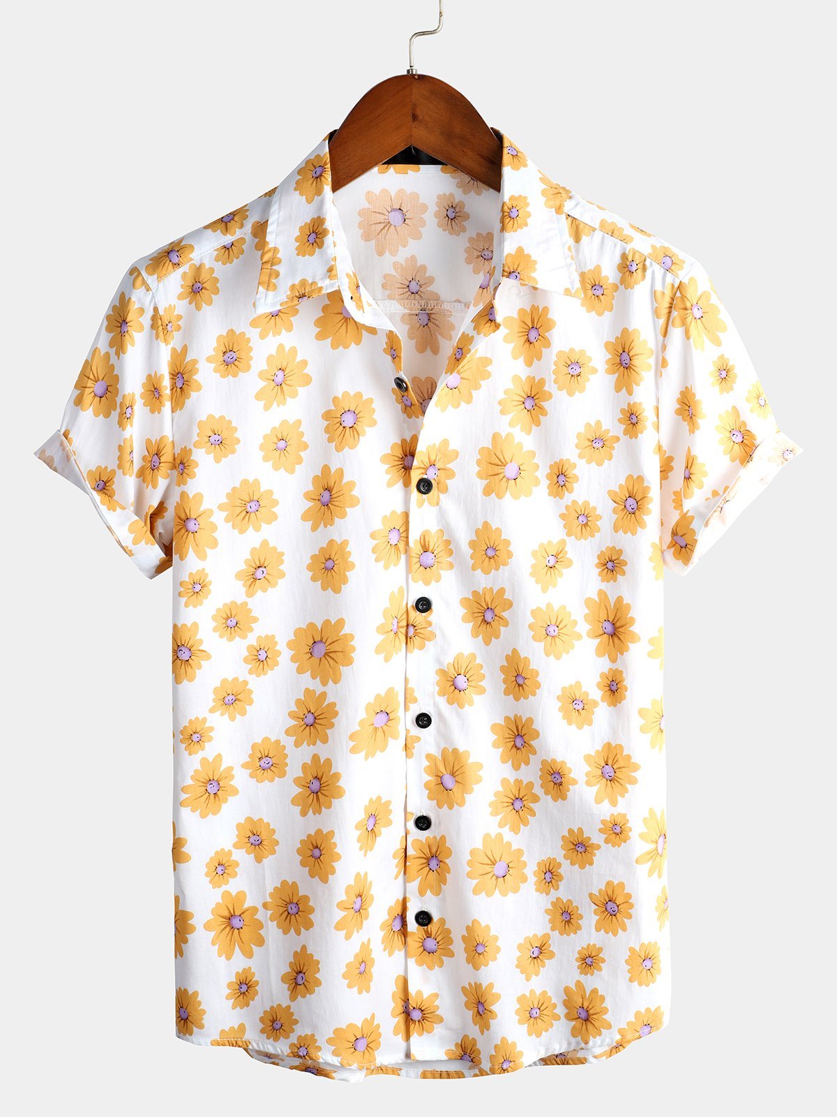 Los Angeles Dodgers Daisy Flower All Over Print Hawaiian Shirt