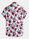 Men's Floral Tropical Hawaii Cotton Shirt