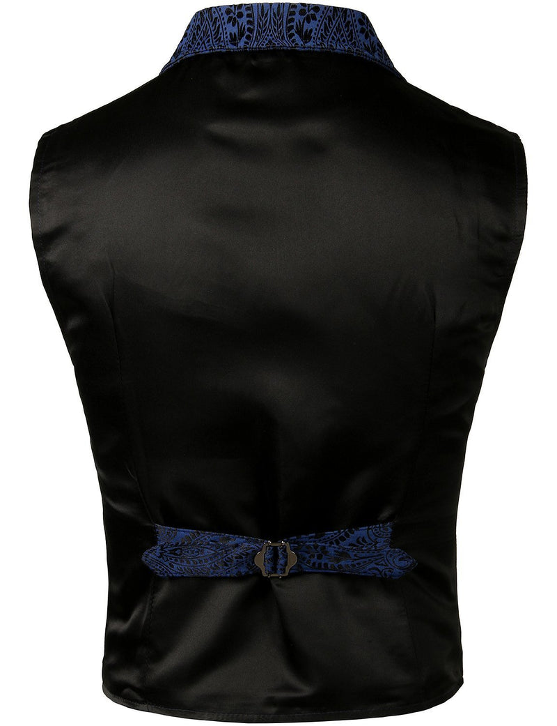 Men's Victorian Suit Vest Steampunk Gothic Waistcoat Vintage Paisley F ...