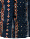Men's Casual Cotton Vintage Shirt and Shorts Set