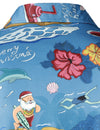 Men's Floral Ugly Christmas Beach Short Sleeve Shirt