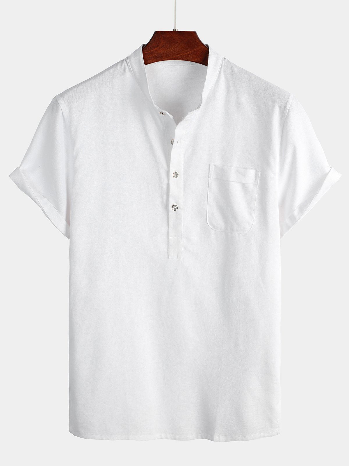 White linen hotsell shirt half sleeve