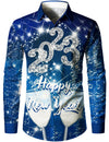 Men's Happy New Year Eve Party Goodbye Love 2023 Festival Holiday Long Sleeve Shirt