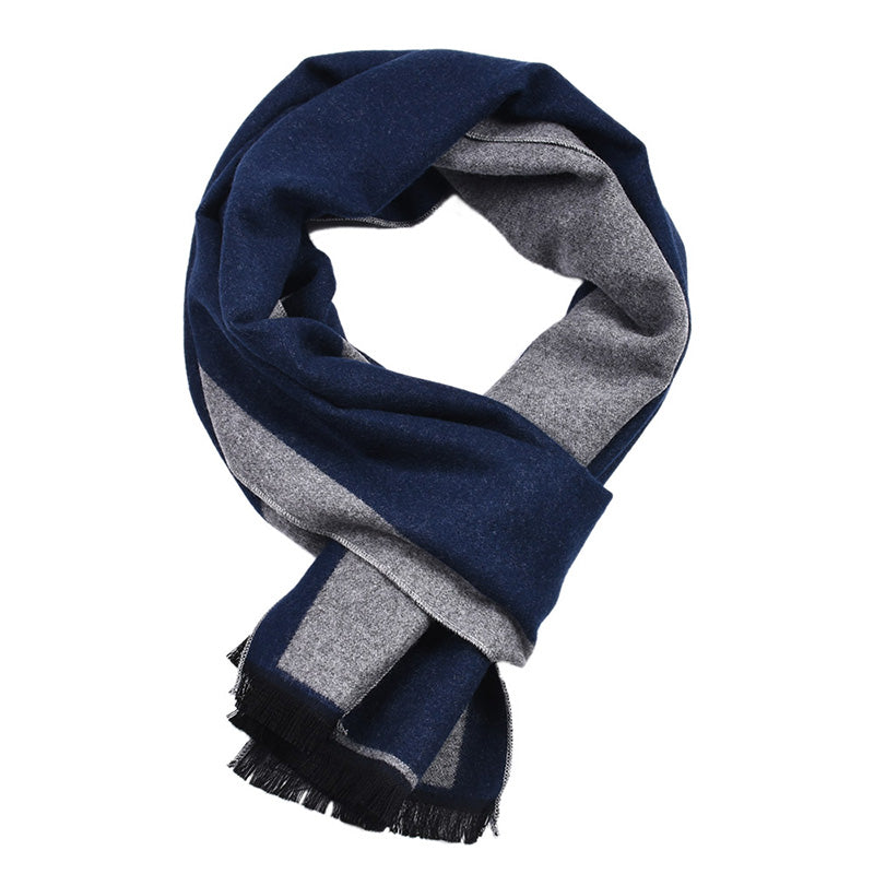 Men's Soft And Lightweight Warm colorblock Scarf
