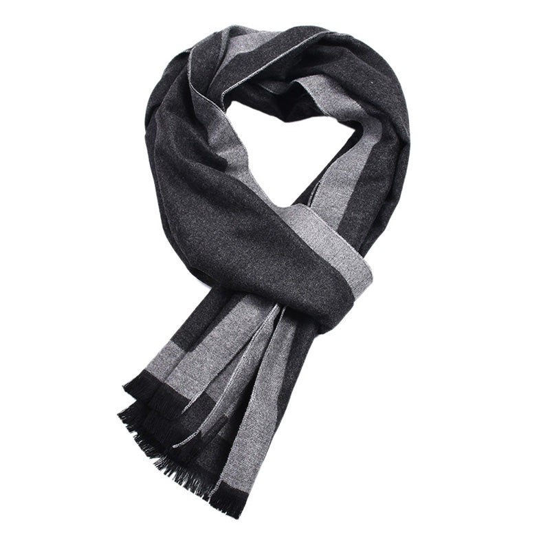 Men's Soft And Lightweight Warm colorblock Scarf