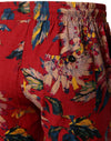 Men's Vintage Floral Print Hawaiian Casual Cotton Shorts