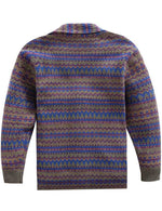 Men's Soft Vintage Casual Button Striped Retro Cardigan Sweater